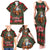 Santa and Higland Cows Scottish Christmas Family Matching Tank Maxi Dress and Hawaiian Shirt Tartan Pattern - Wonder Print Shop