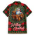 Santa and Higland Cows Scottish Christmas Family Matching Tank Maxi Dress and Hawaiian Shirt Tartan Pattern - Wonder Print Shop