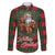 Santa and Higland Cows Scottish Christmas Family Matching Tank Maxi Dress and Hawaiian Shirt Tartan Pattern - Wonder Print Shop