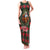 Santa and Higland Cows Scottish Christmas Family Matching Tank Maxi Dress and Hawaiian Shirt Tartan Pattern - Wonder Print Shop