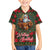 Santa and Higland Cows Scottish Christmas Family Matching Tank Maxi Dress and Hawaiian Shirt Tartan Pattern - Wonder Print Shop