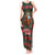 Santa and Higland Cows Scottish Christmas Tank Maxi Dress Tartan Pattern - Wonder Print Shop