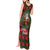Santa and Higland Cows Scottish Christmas Tank Maxi Dress Tartan Pattern - Wonder Print Shop