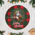 Santa and Higland Cows Scottish Christmas Tree Skirt Tartan Pattern - Wonder Print Shop