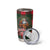 Santa and Higland Cows Scottish Christmas Tumbler Cup Tartan Pattern - Wonder Print Shop