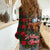 Santa and Higland Cows Scottish Christmas Women Casual Shirt Tartan Pattern - Wonder Print Shop