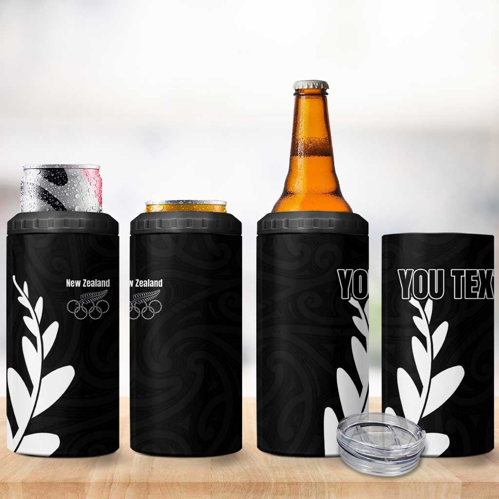 Personalised New Zealand Canoeing Special Jersey 4 in 1 Can Cooler Tumbler - Wonder Print Shop