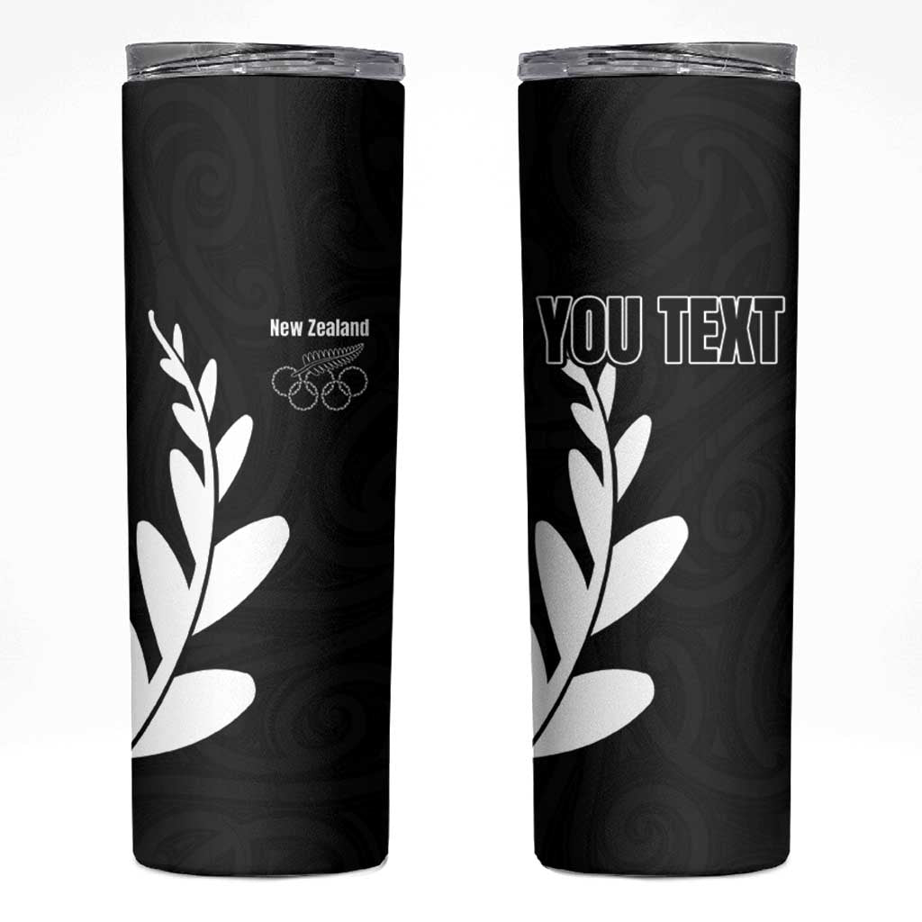 Personalised New Zealand Canoeing Special Jersey Skinny Tumbler - Wonder Print Shop