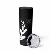 Personalised New Zealand Canoeing Special Jersey Skinny Tumbler - Wonder Print Shop