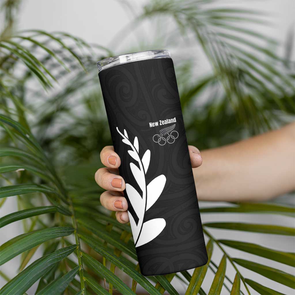 Personalised New Zealand Canoeing Special Jersey Skinny Tumbler - Wonder Print Shop