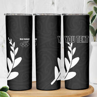 Personalised New Zealand Canoeing Special Jersey Skinny Tumbler - Wonder Print Shop