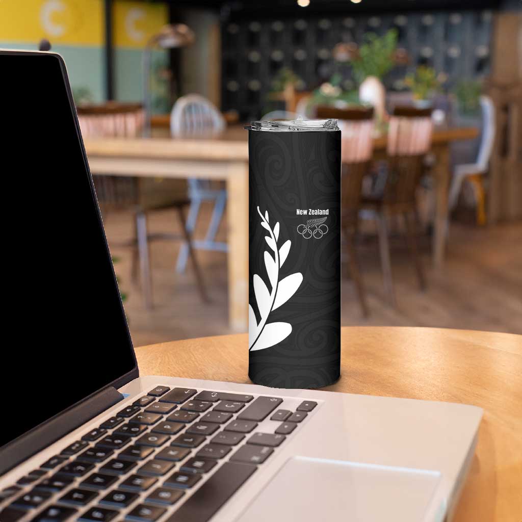 Personalised New Zealand Canoeing Special Jersey Skinny Tumbler - Wonder Print Shop