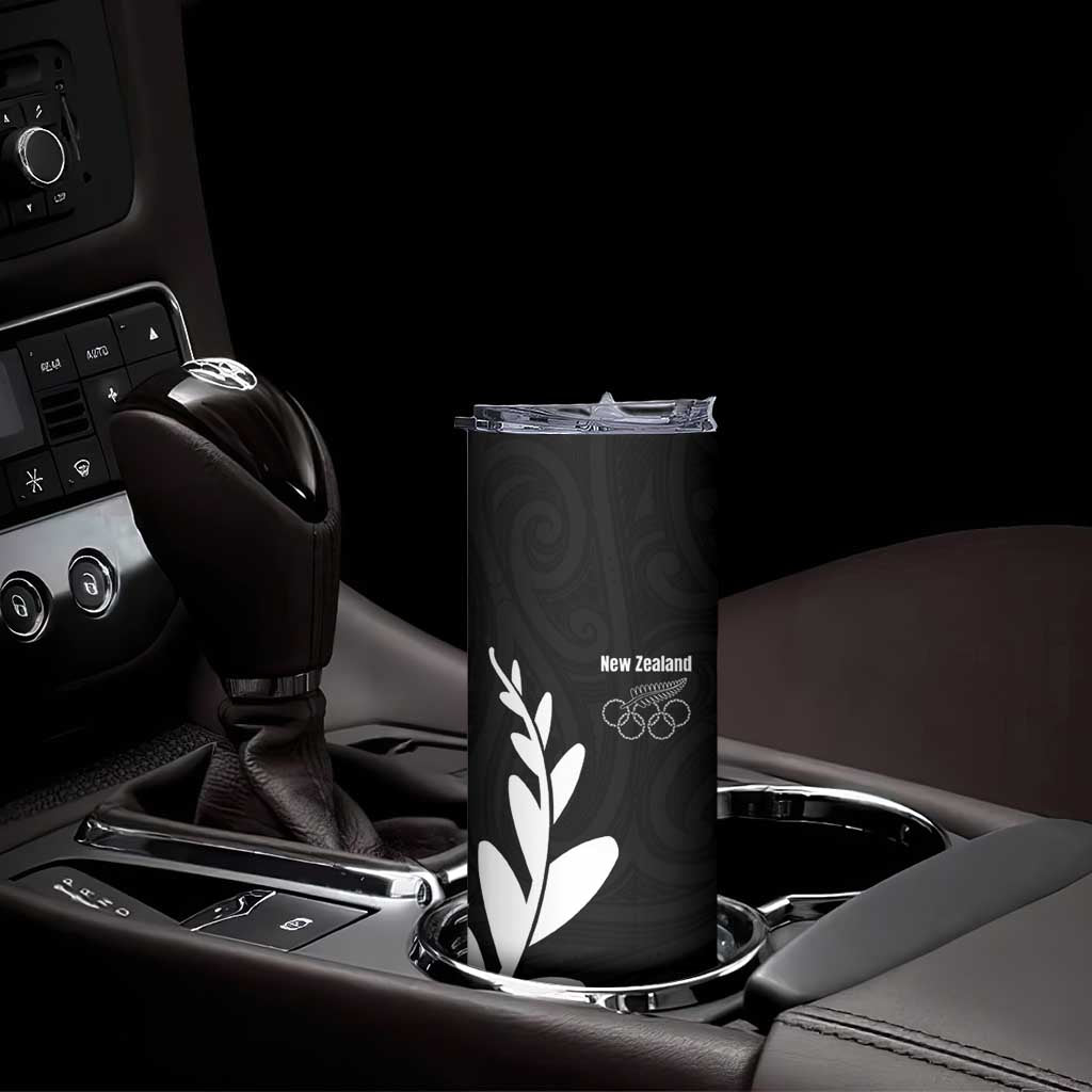 Personalised New Zealand Canoeing Special Jersey Skinny Tumbler - Wonder Print Shop