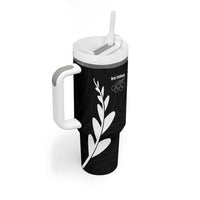 Personalised New Zealand Canoeing Special Jersey Tumbler With Handle - Wonder Print Shop