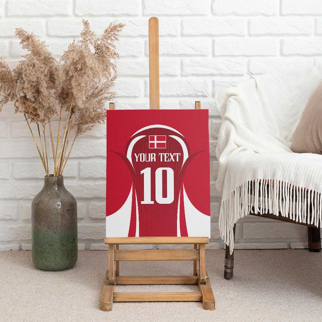 Denmark Football 2024 Go Champion Canvas Wall Art - Wonder Print Shop