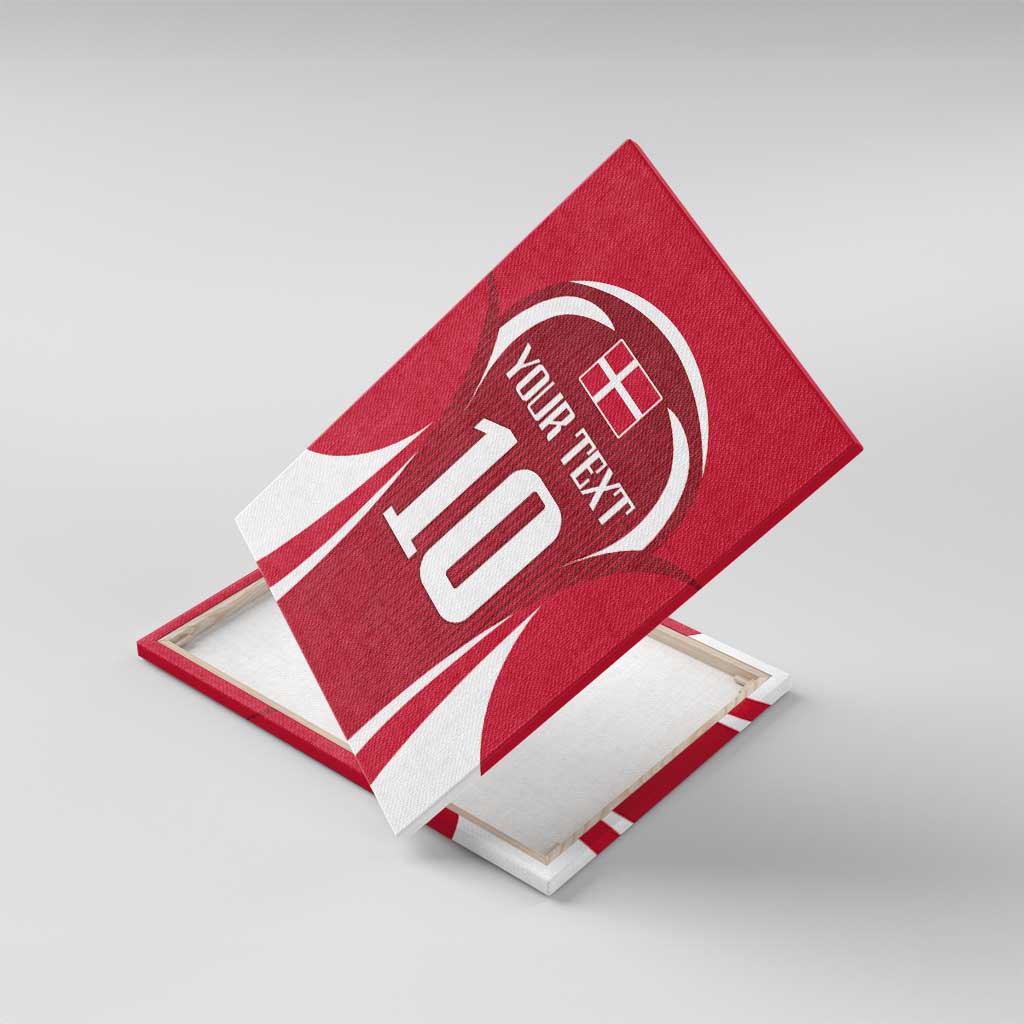 Denmark Football 2024 Go Champion Canvas Wall Art - Wonder Print Shop