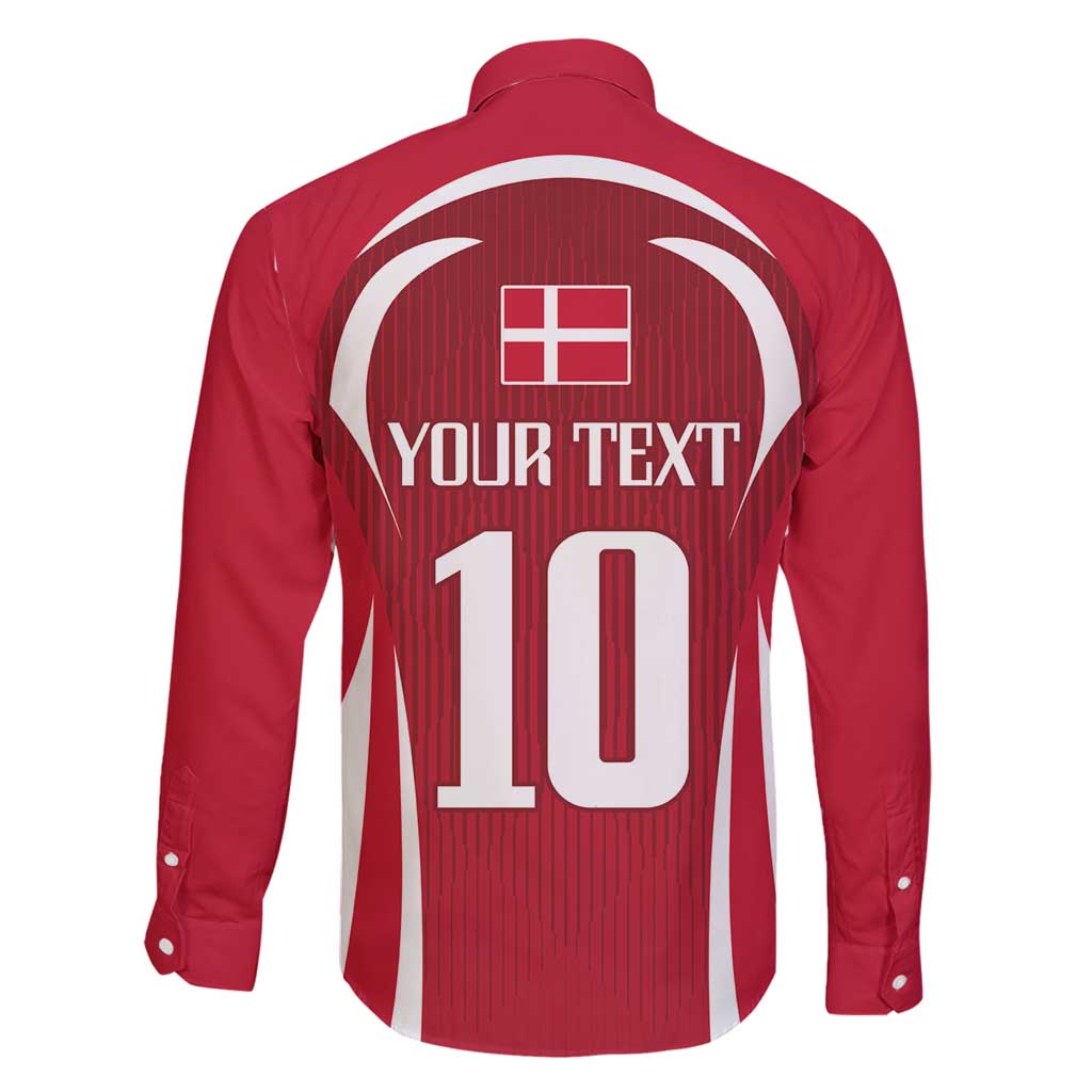 Denmark Football 2024 Go Champion Family Matching Long Sleeve Bodycon Dress and Hawaiian Shirt - Wonder Print Shop