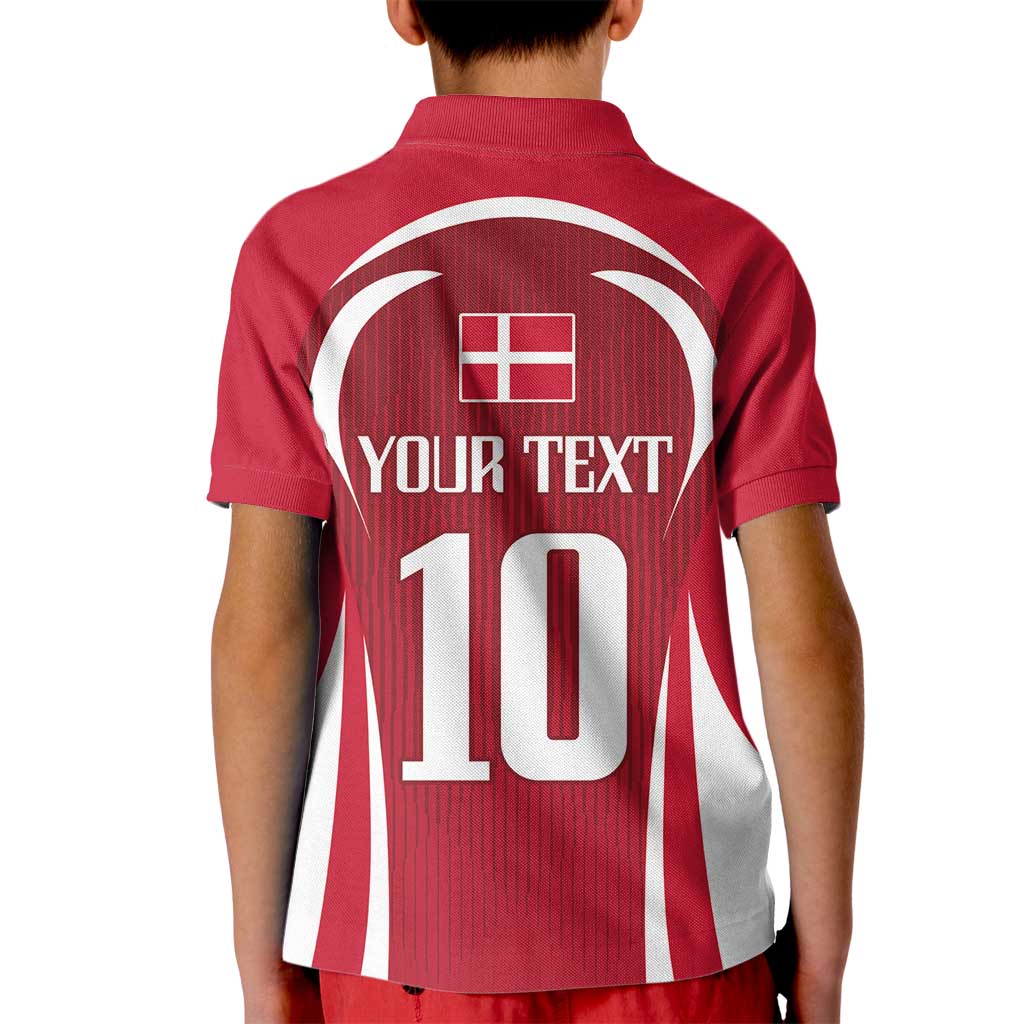 Denmark Football 2024 Go Champion Kid Polo Shirt - Wonder Print Shop