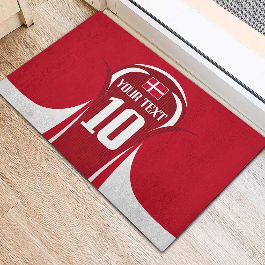 Denmark Football 2024 Go Champion Rubber Doormat - Wonder Print Shop