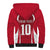 Denmark Football 2024 Go Champion Sherpa Hoodie - Wonder Print Shop