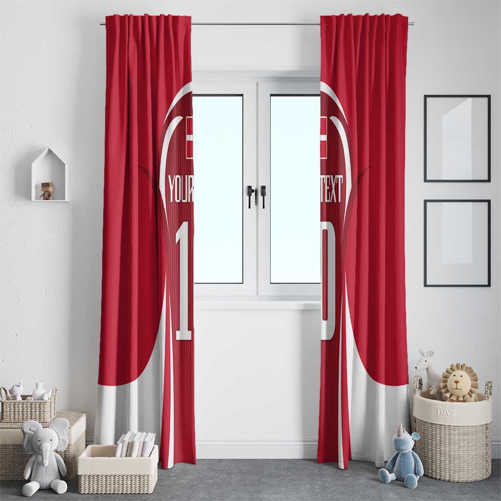 Denmark Football 2024 Go Champion Window Curtain - Wonder Print Shop