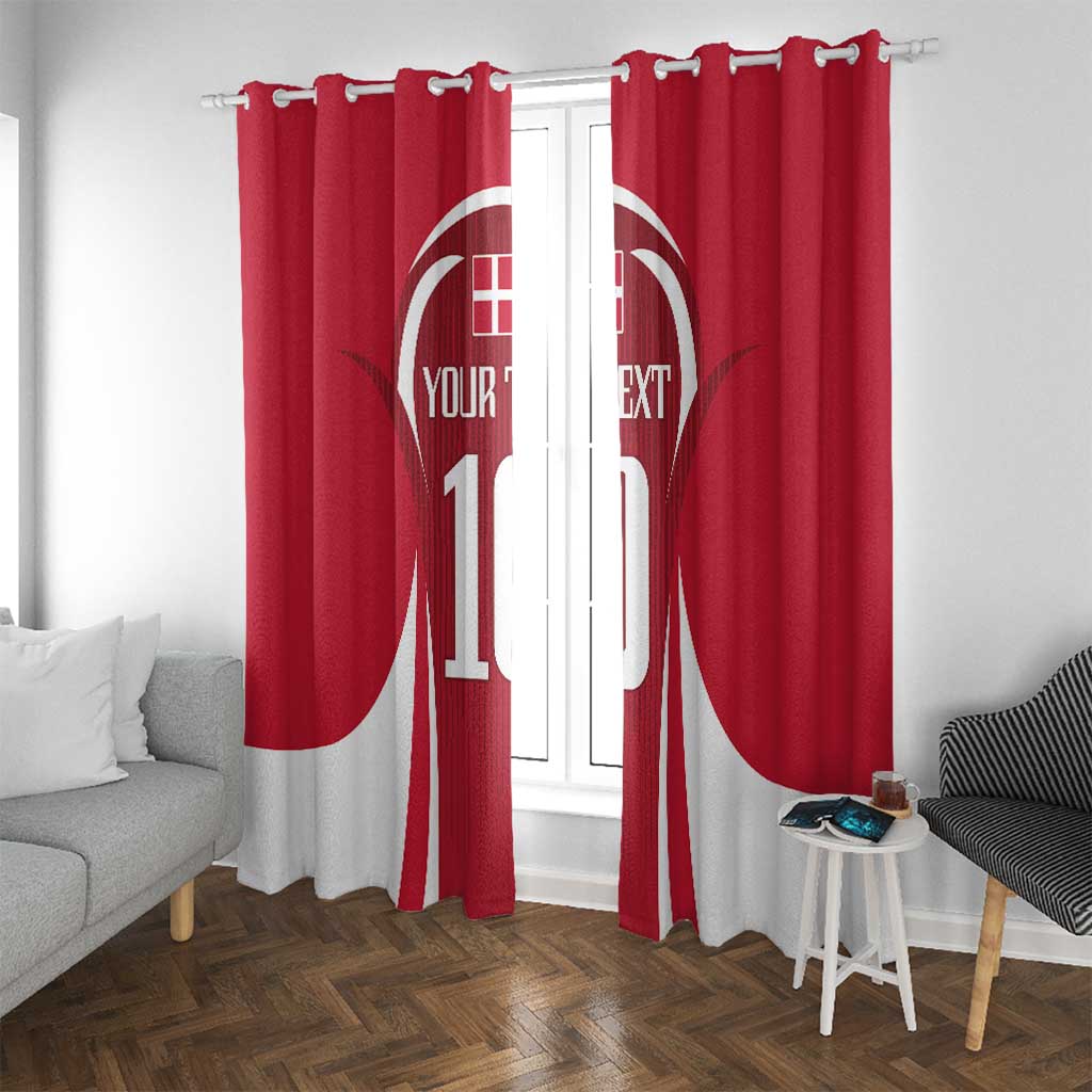 Denmark Football 2024 Go Champion Window Curtain - Wonder Print Shop