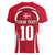 Denmark Football 2024 Go Champion Women V-Neck T-Shirt - Wonder Print Shop