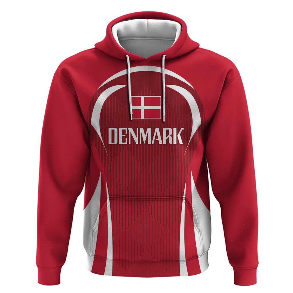 Denmark Football 2024 Go Champion Zip Hoodie - Wonder Print Shop