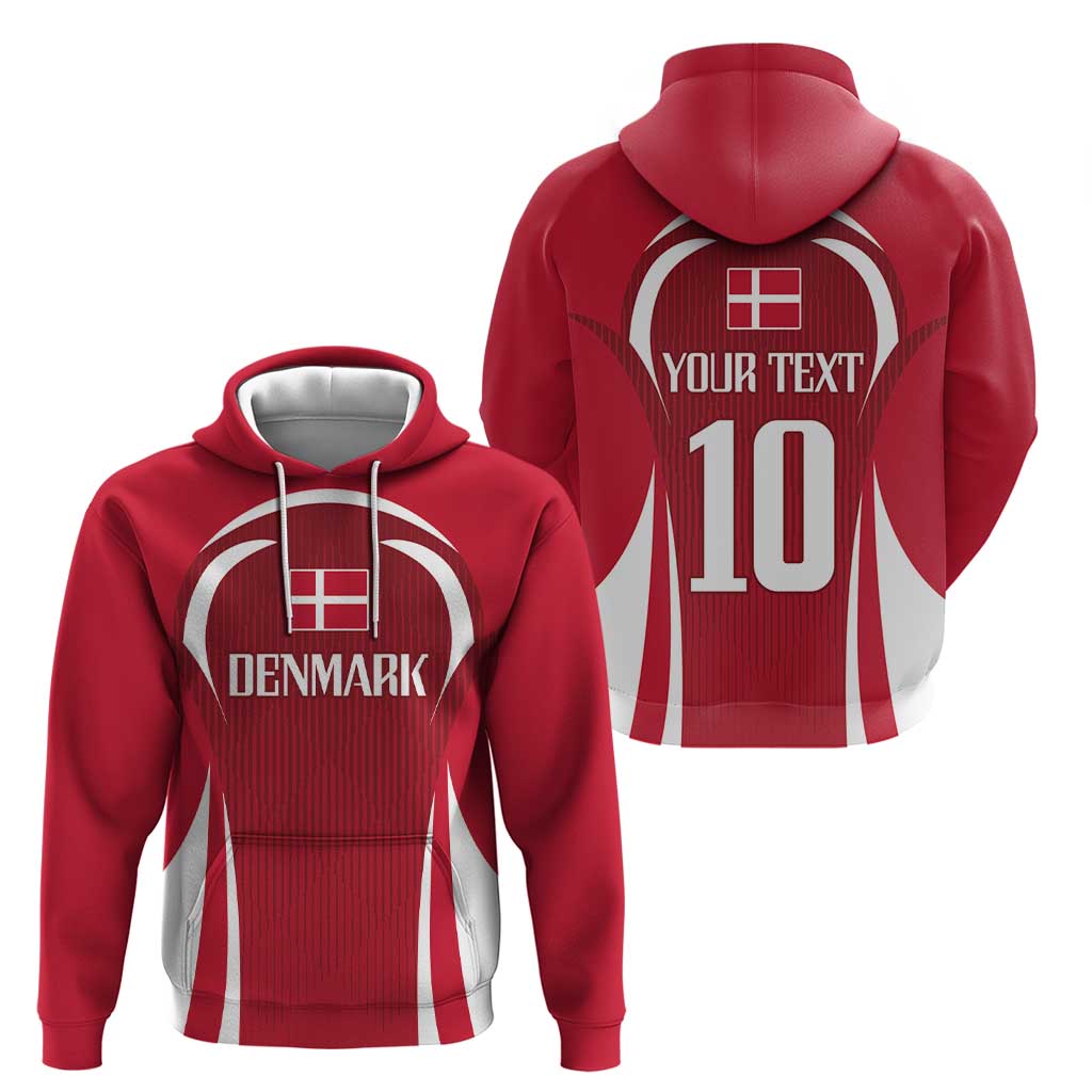 Denmark Football 2024 Go Champion Zip Hoodie - Wonder Print Shop