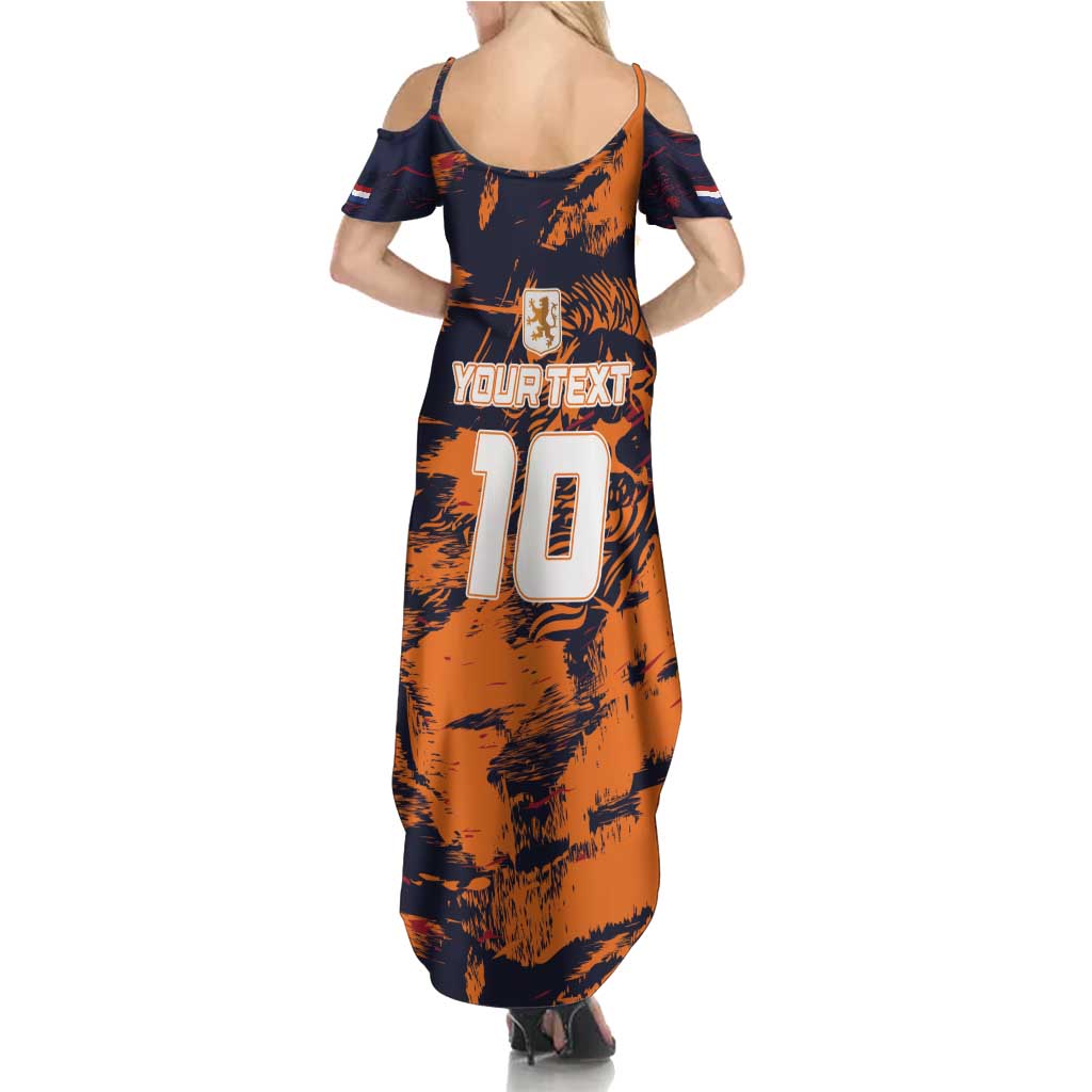 Netherlands Football 2024 Go Champion Family Matching Summer Maxi Dress and Hawaiian Shirt - Wonder Print Shop