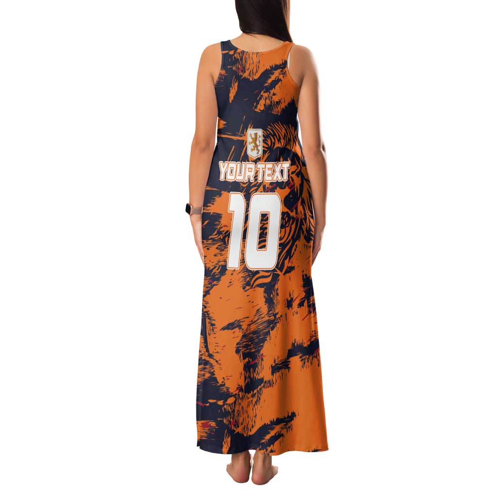 Netherlands Football 2024 Go Champion Family Matching Tank Maxi Dress and Hawaiian Shirt - Wonder Print Shop