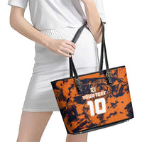 Netherlands Football 2024 Go Champion Leather Tote Bag - Wonder Print Shop