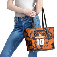 Netherlands Football 2024 Go Champion Leather Tote Bag - Wonder Print Shop