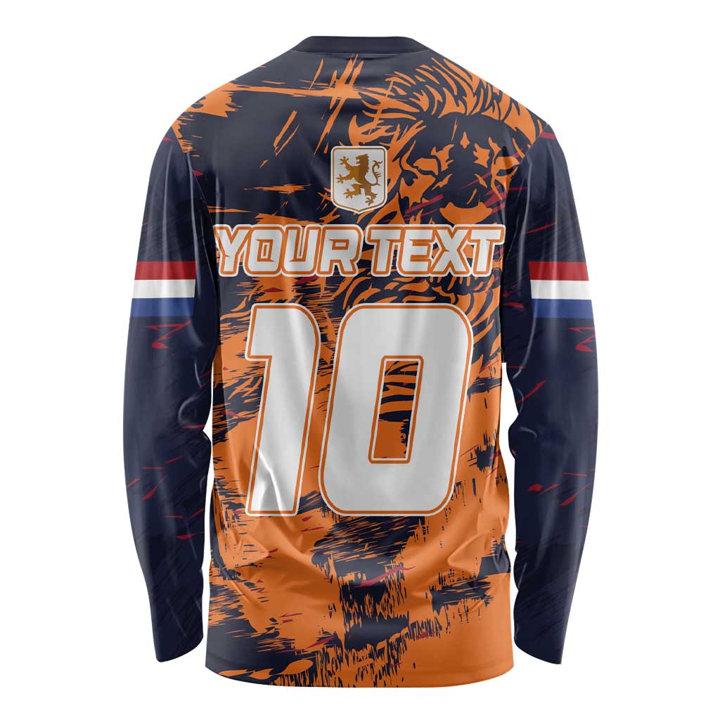 Netherlands Football 2024 Go Champion Long Sleeve Shirt - Wonder Print Shop