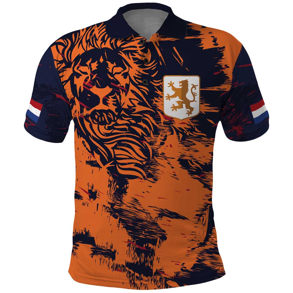 Netherlands Football 2024 Go Champion Polo Shirt - Wonder Print Shop
