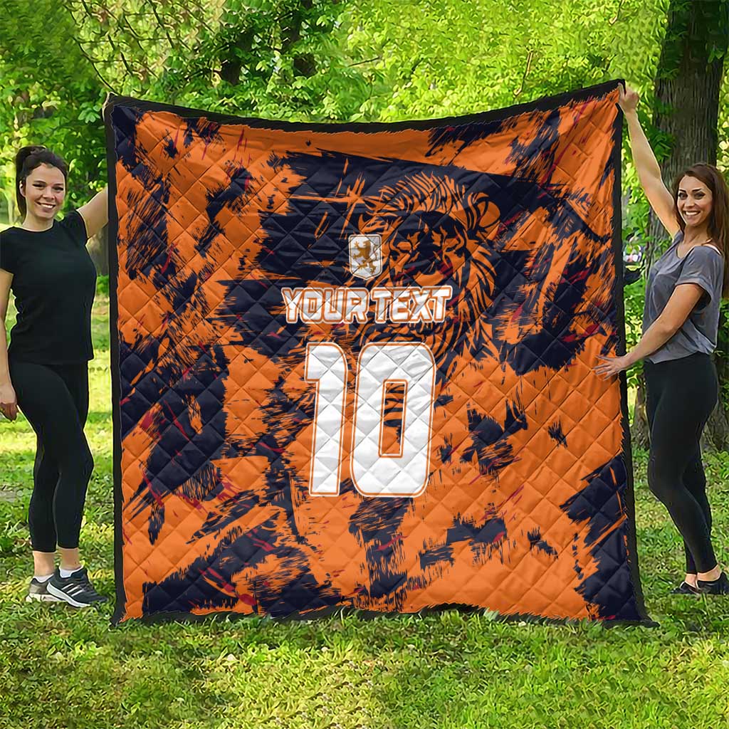 Netherlands Football 2024 Go Champion Quilt - Wonder Print Shop