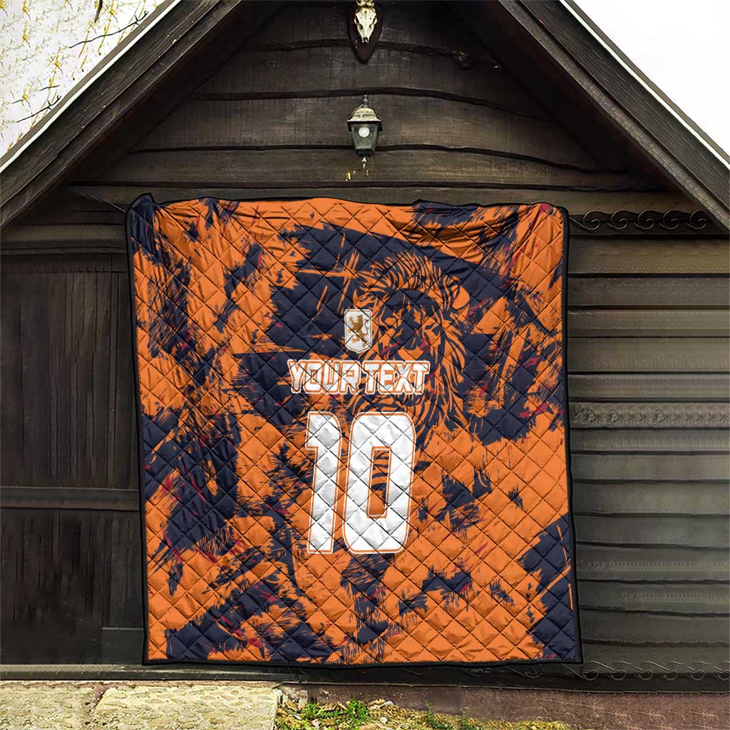Netherlands Football 2024 Go Champion Quilt - Wonder Print Shop