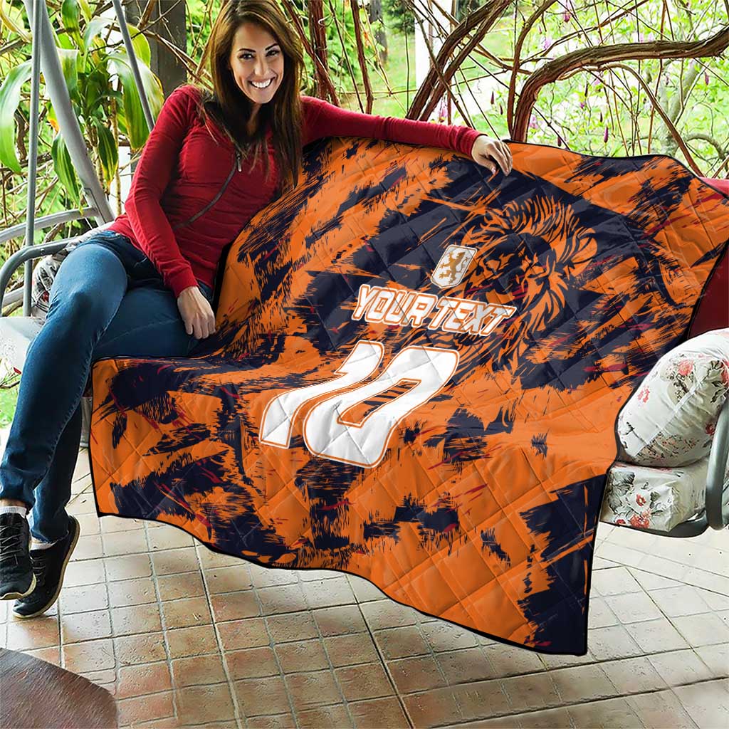 Netherlands Football 2024 Go Champion Quilt - Wonder Print Shop