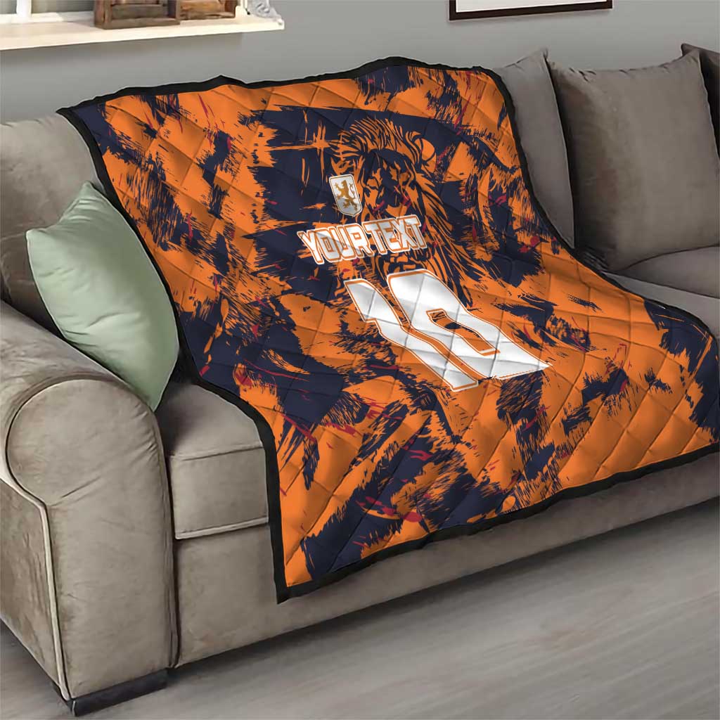 Netherlands Football 2024 Go Champion Quilt - Wonder Print Shop