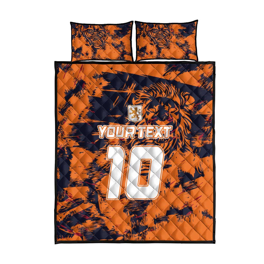 Netherlands Football 2024 Go Champion Quilt Bed Set - Wonder Print Shop