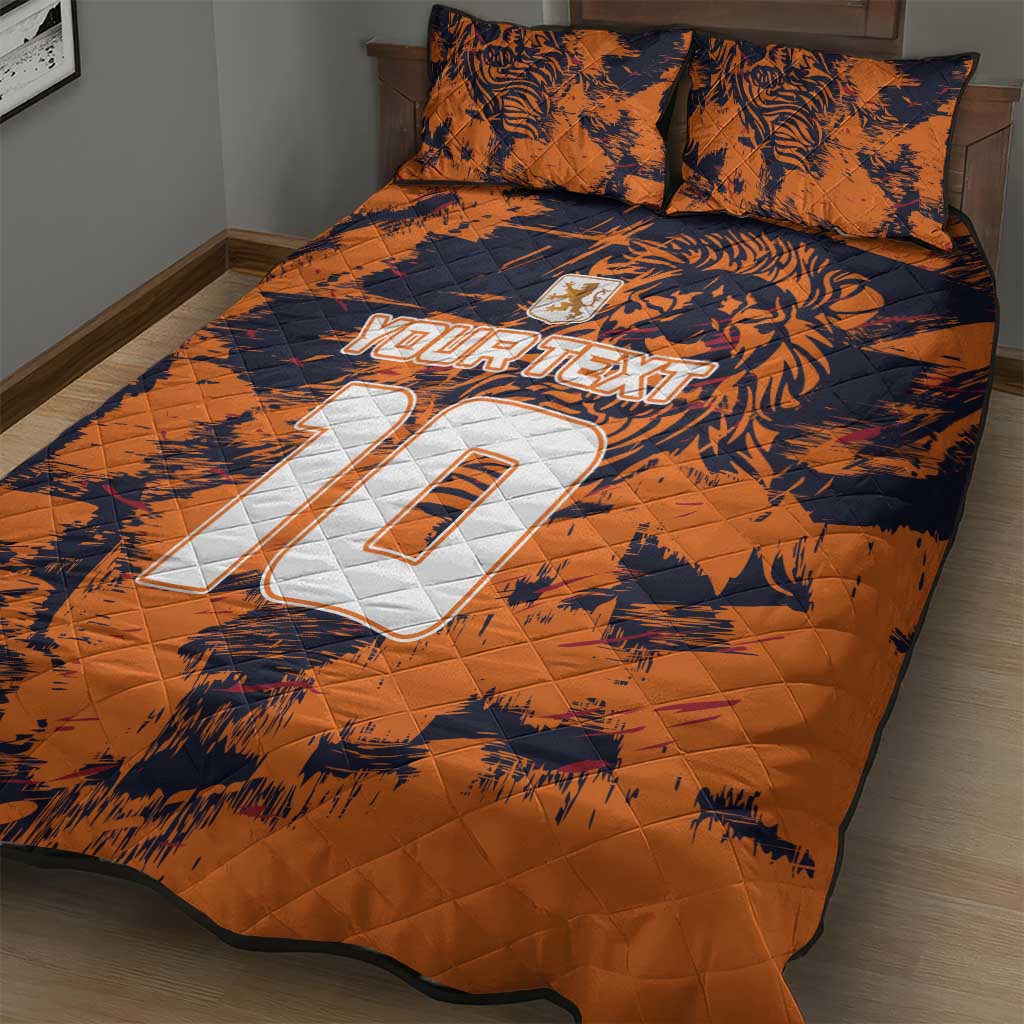 Netherlands Football 2024 Go Champion Quilt Bed Set - Wonder Print Shop