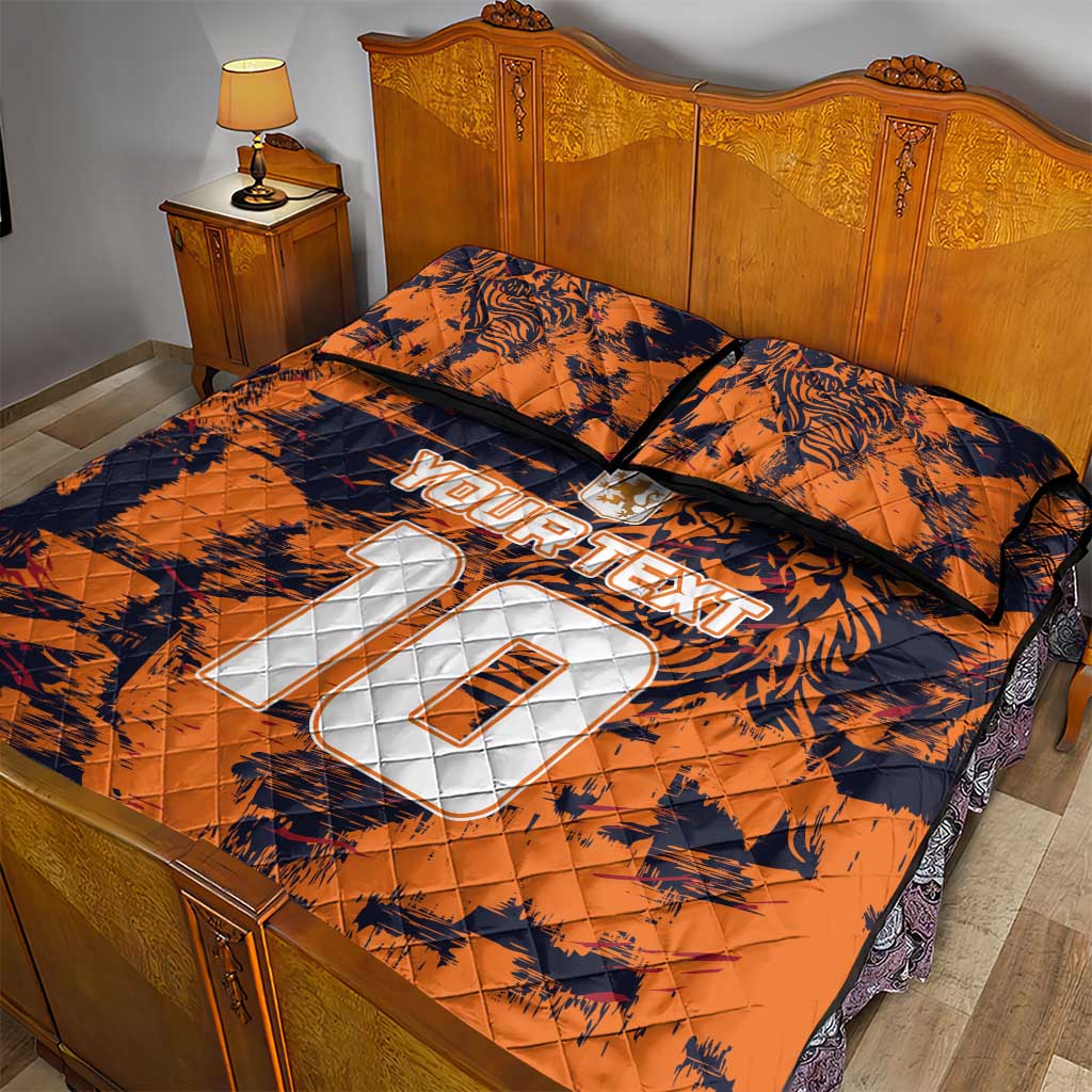 Netherlands Football 2024 Go Champion Quilt Bed Set - Wonder Print Shop