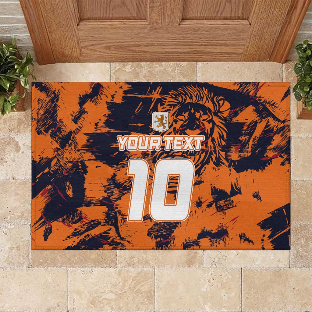 Netherlands Football 2024 Go Champion Rubber Doormat - Wonder Print Shop