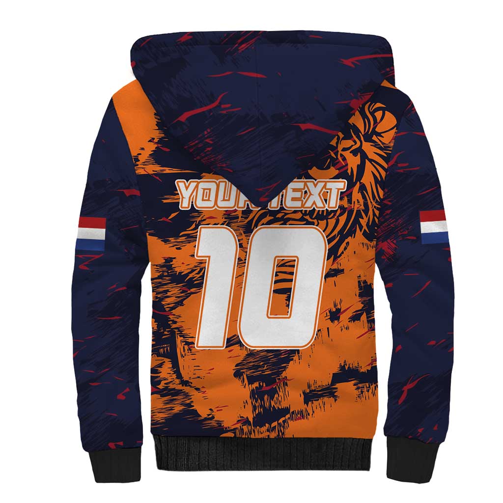 Netherlands Football 2024 Go Champion Sherpa Hoodie - Wonder Print Shop