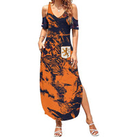 Netherlands Football 2024 Go Champion Summer Maxi Dress - Wonder Print Shop
