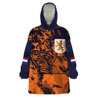 Netherlands Football 2024 Go Champion Wearable Blanket Hoodie - Wonder Print Shop