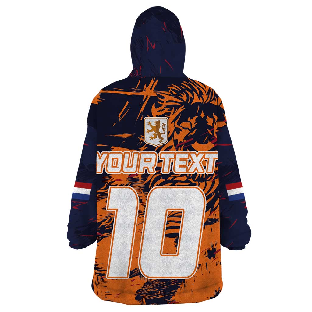 Netherlands Football 2024 Go Champion Wearable Blanket Hoodie - Wonder Print Shop
