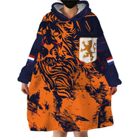 Netherlands Football 2024 Go Champion Wearable Blanket Hoodie - Wonder Print Shop