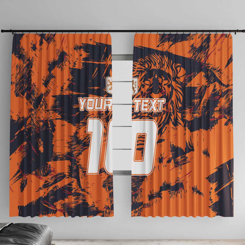 Netherlands Football 2024 Go Champion Window Curtain - Wonder Print Shop