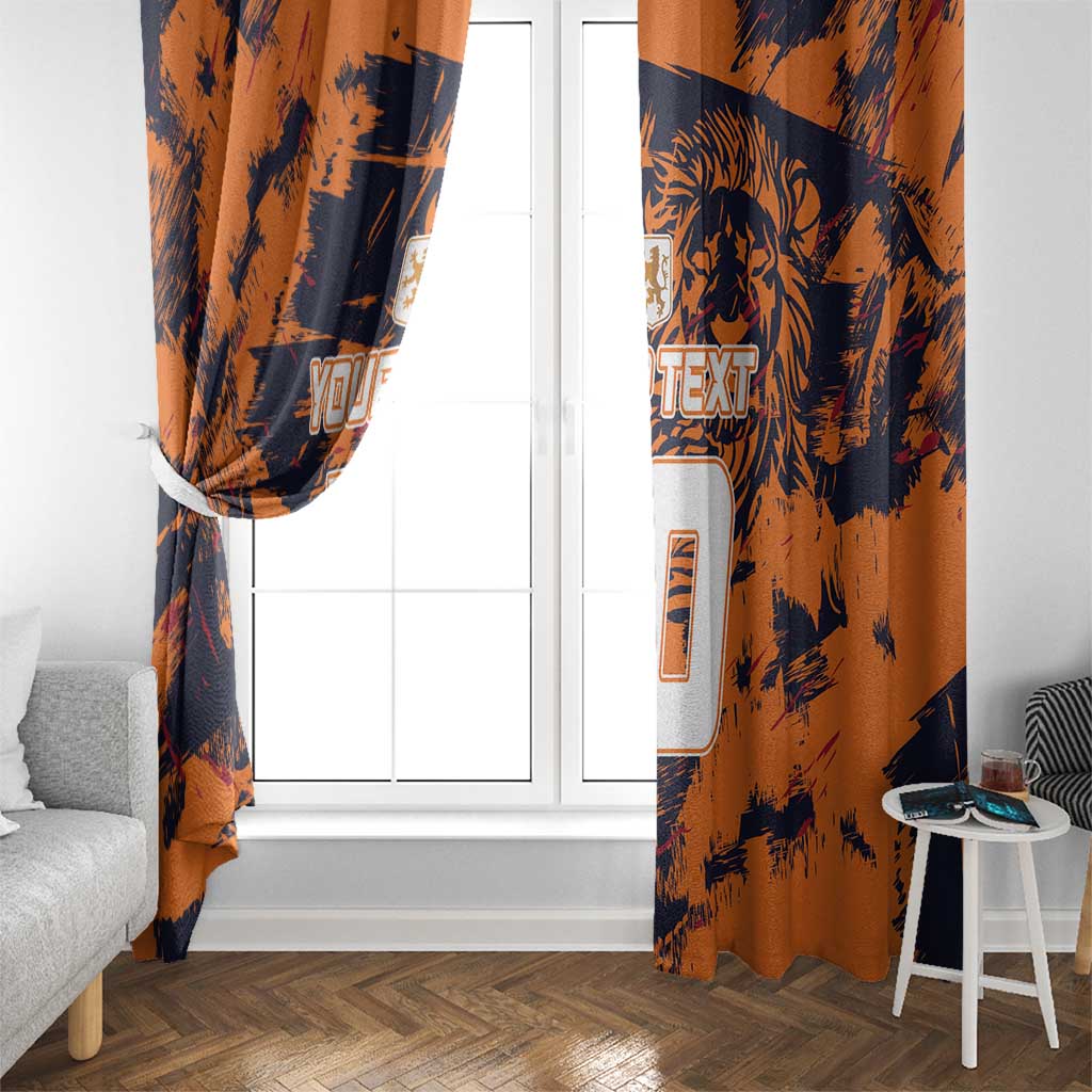 Netherlands Football 2024 Go Champion Window Curtain - Wonder Print Shop